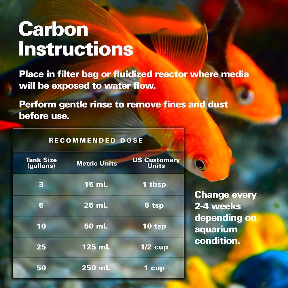 Kolar Labs Crystal Cal Activated Carbon - 1 Gallon, Activated Charcoal for Aquariums and Fish Tanks